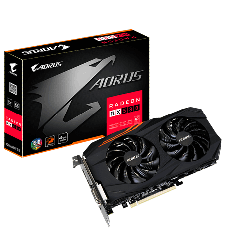 VGA Gigabyte AORUS Radeon™ RX580 4GB GDDR5 256 bit _RX580AORUS-4GD _817S